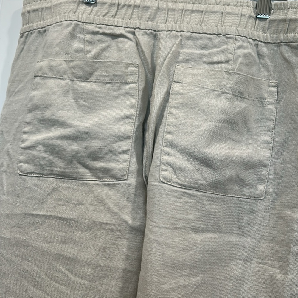 LOFT tan Linen pants - Picture 4 of 8